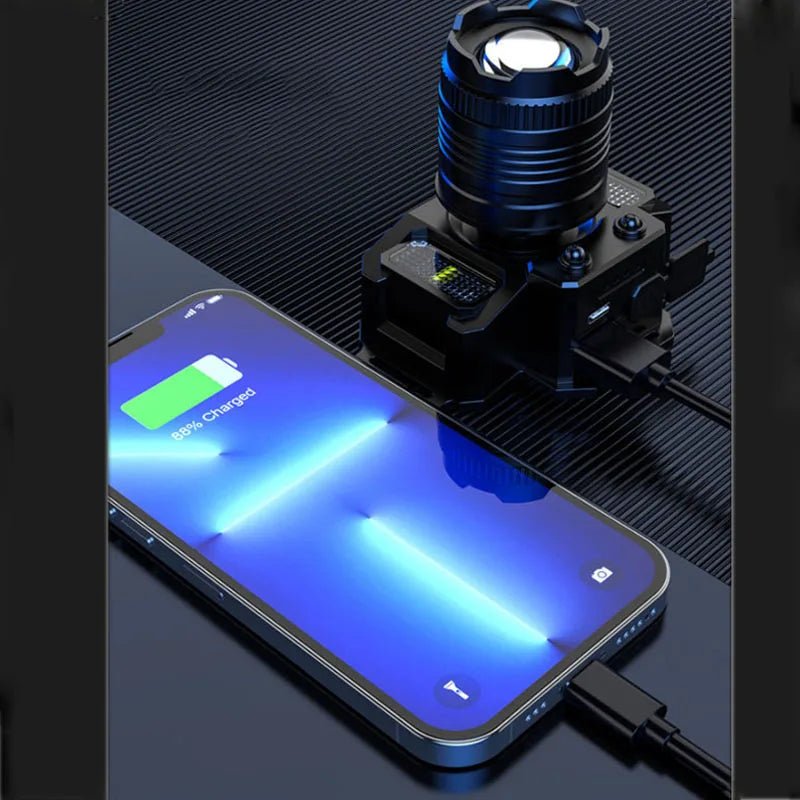 Rechargeable Sensor Headlamp with 5 Styles - silverfoxgoods