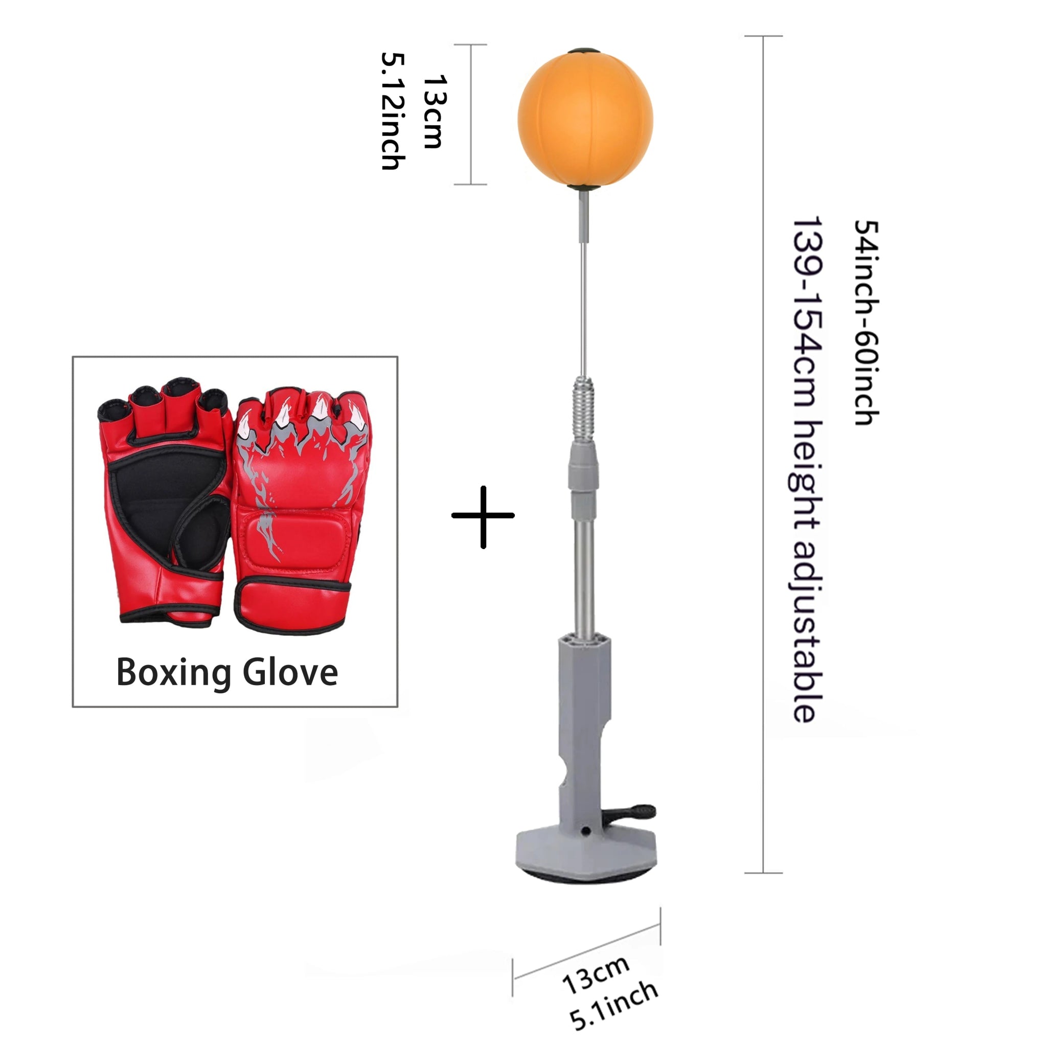 Lightweight Home Boxing Speed Bag – Suction Cup Reflex Training Bag for Teens & Adults - silverfoxgoods