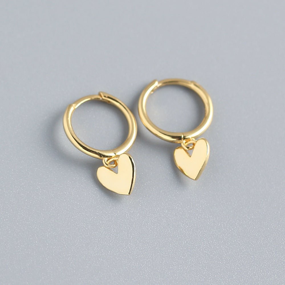 Love Heart Earrings Premium Temperament Earrings Jewelry - silverfoxgoods