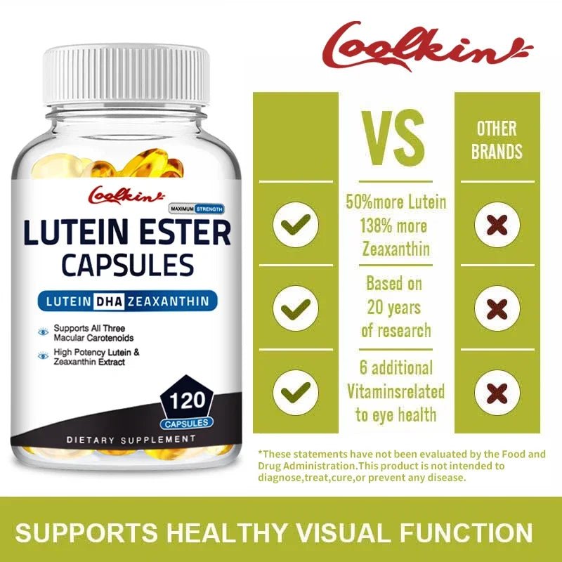 Healthy Vision Lutein Ester - 120 Capsules - silverfoxgoods