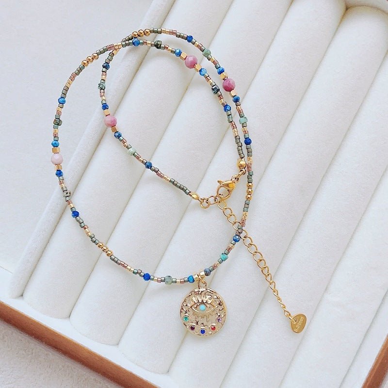 Maillard Color Necklace - silverfoxgoods