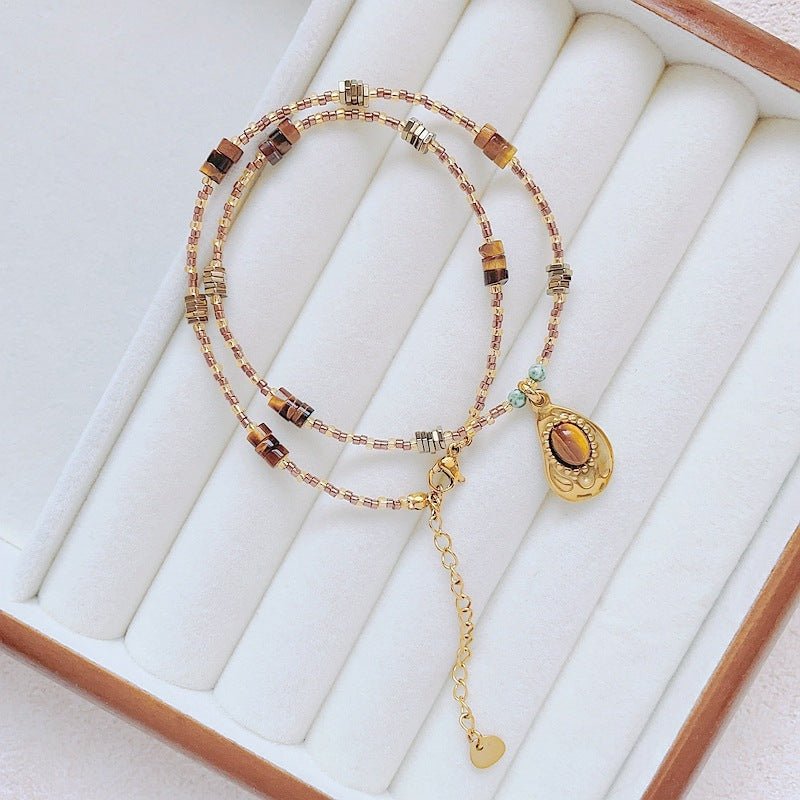 Maillard Color Necklace - silverfoxgoods