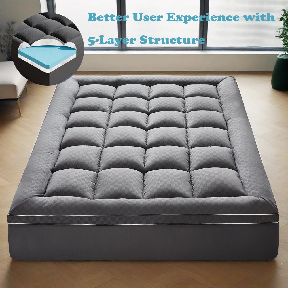 Back Pain Relief Memory Foam Floor Mattress - silverfoxgoods