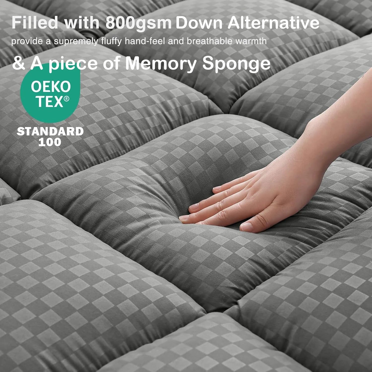 Back Pain Relief Memory Foam Floor Mattress - silverfoxgoods