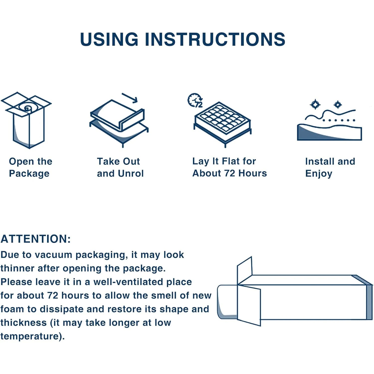 Back Pain Relief Memory Foam Floor Mattress - silverfoxgoods