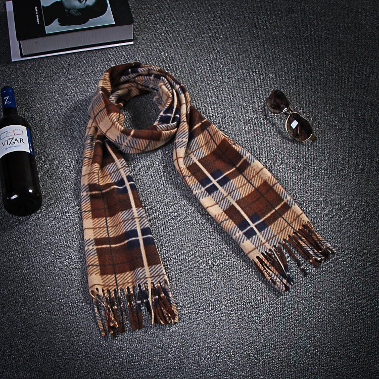 Men's And Women's Scarf available in multiple plaids - silverfoxgoods