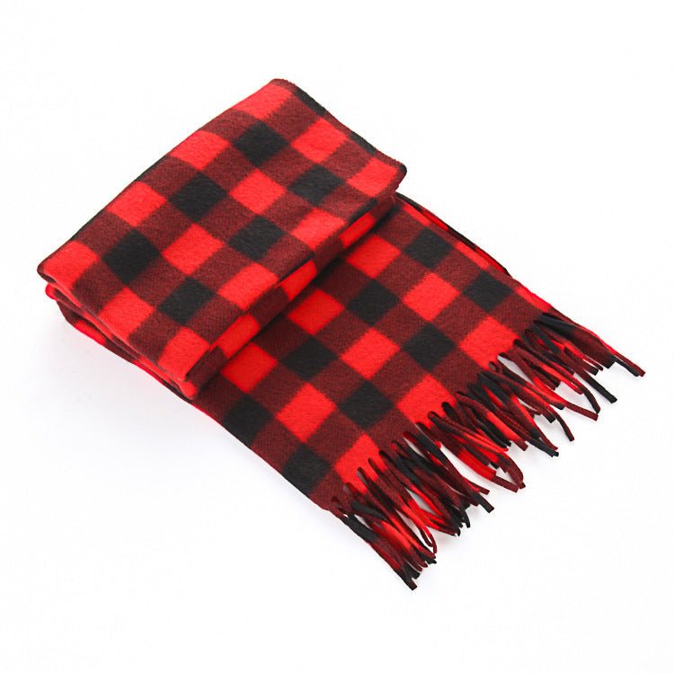 Men's And Women's Scarf available in multiple plaids - silverfoxgoods