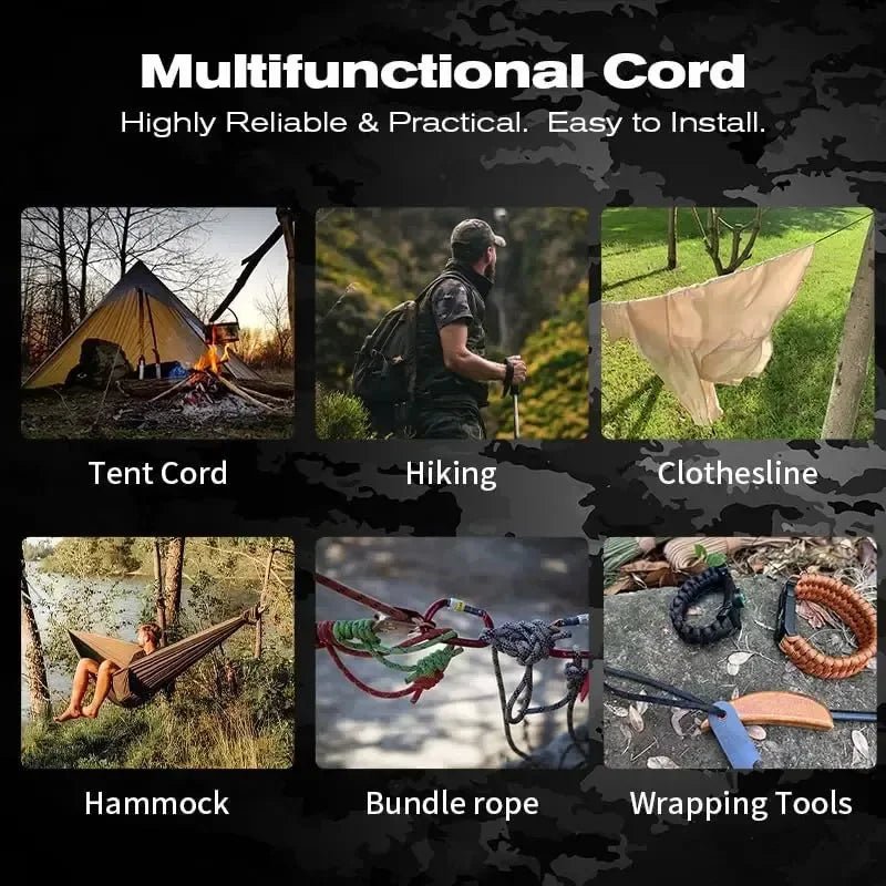 550 Paracord Rope - Military Grade 100M - Survival Gear - silverfoxgoods