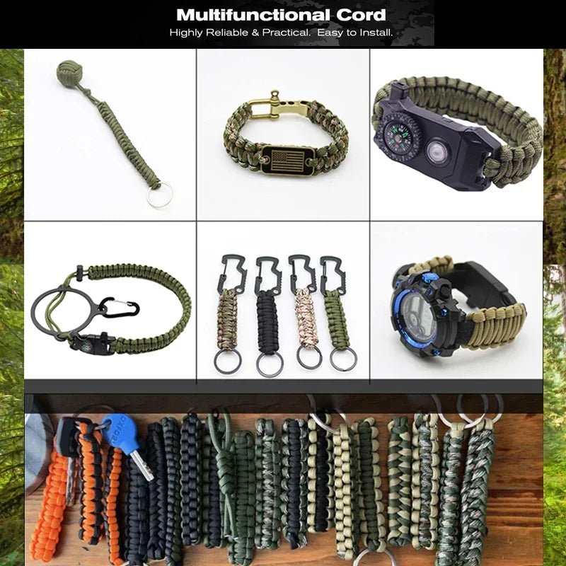 550 Paracord Rope - Military Grade 100M - Survival Gear - silverfoxgoods