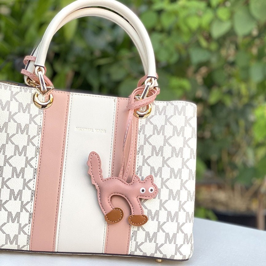 Mini CAT Leather Bag Pendant - silverfoxgoods