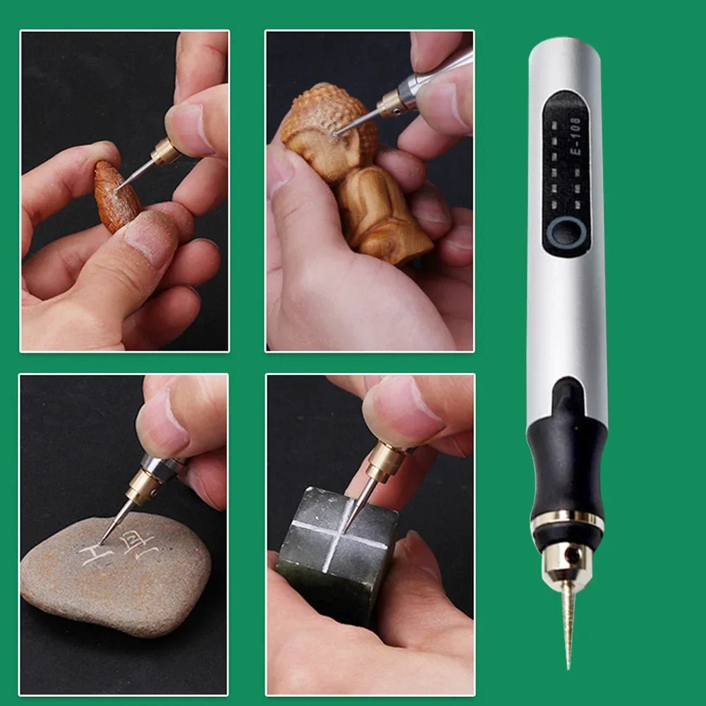 Electric Engraver Pen Set - Lettering & Marking Machine