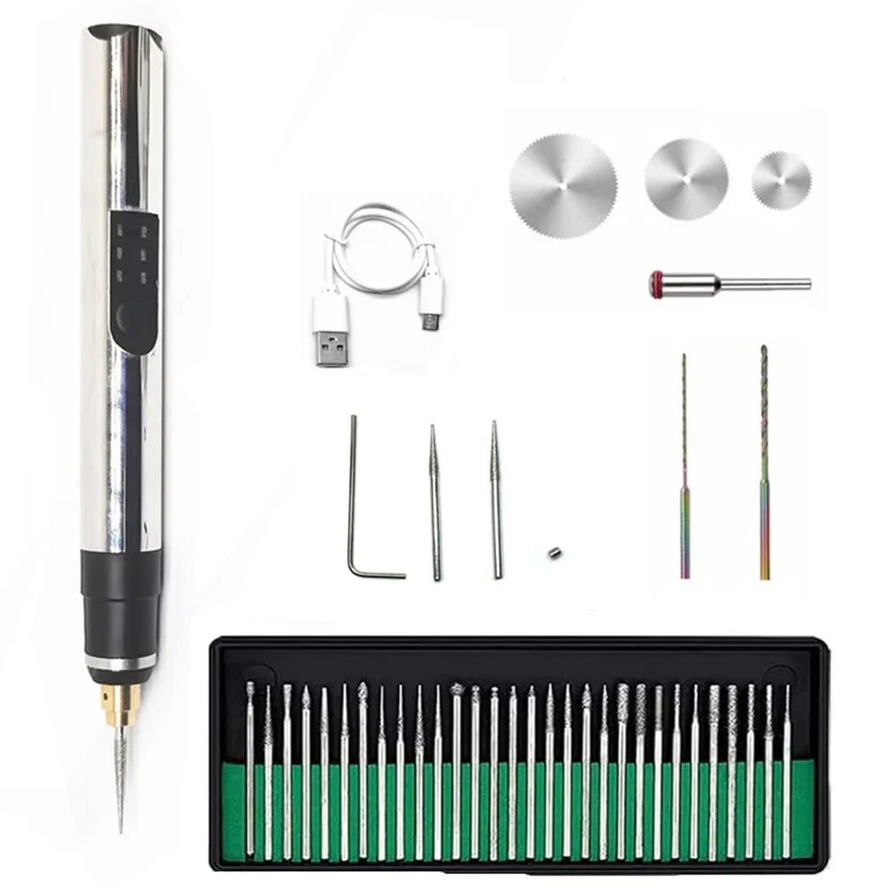Electric Engraver Pen Set - Lettering & Marking Machine