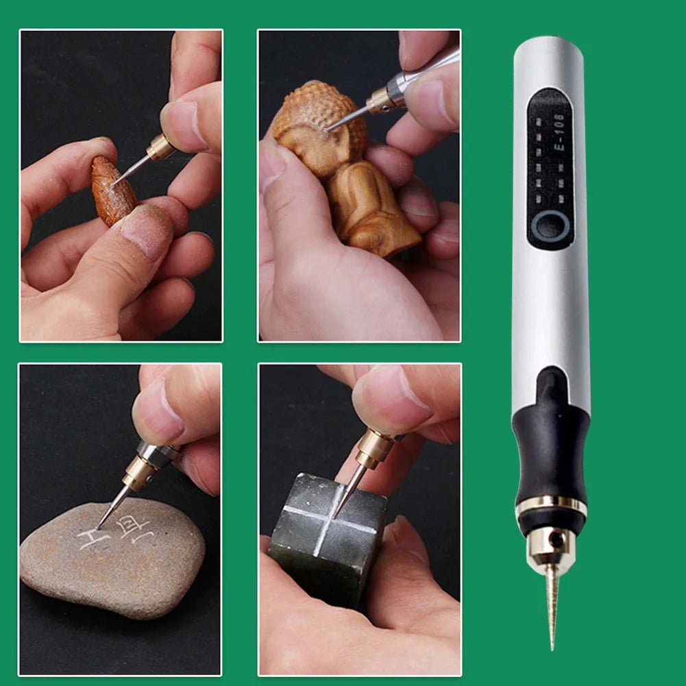 Electric Engraver Pen Set - Lettering & Marking Machine