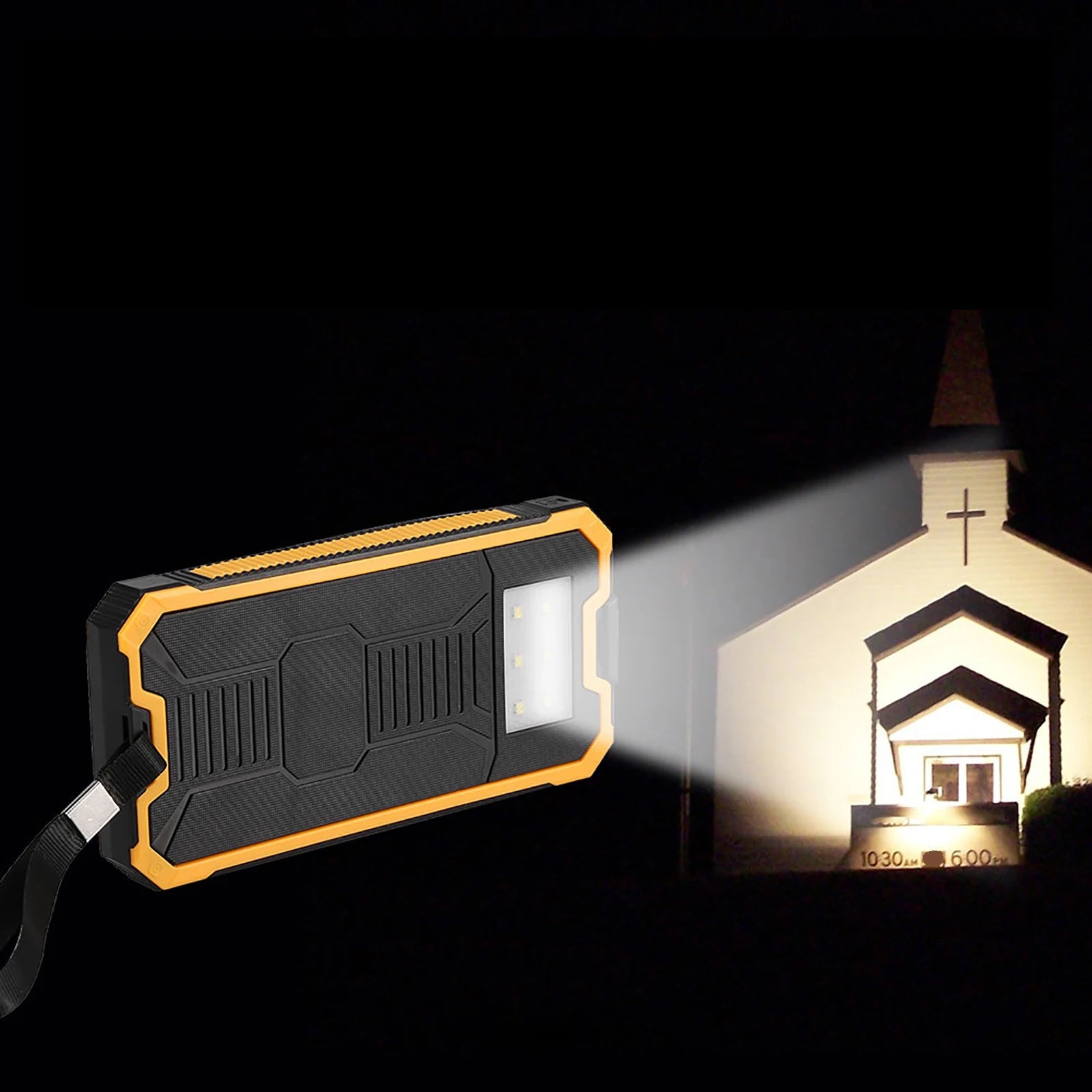 Mobile Power Bank – 20000mAh Solar Portable Fast-Charging Dual USB - silverfoxgoods