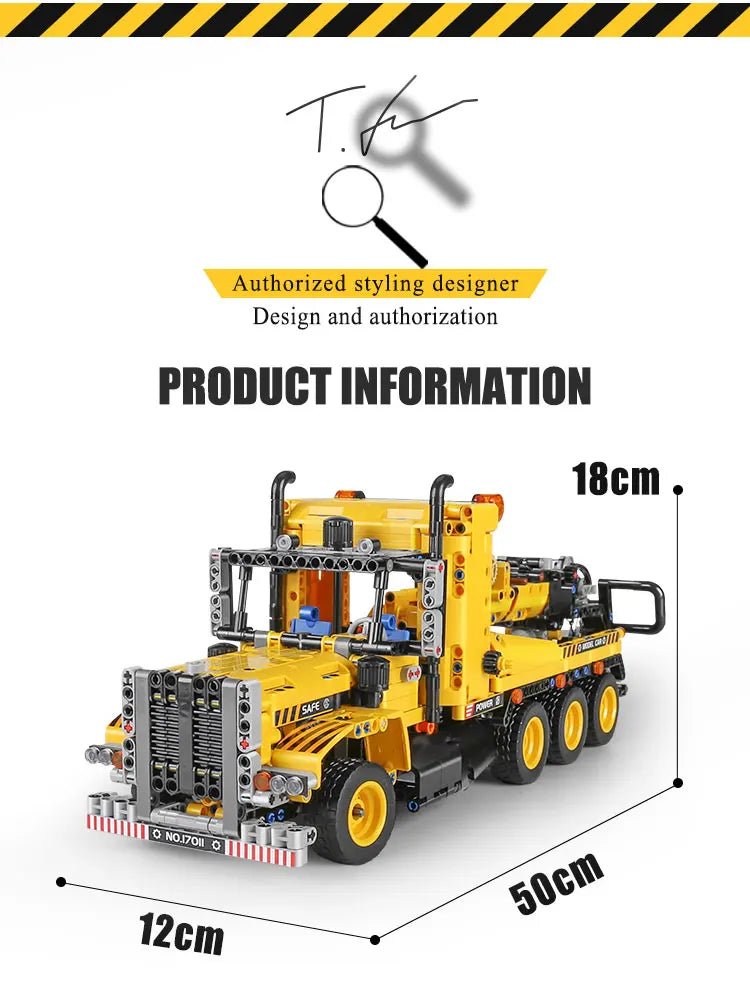 Mould King Tow Truck Building Block Set - Perfect Christmas Gift for Kids - silverfoxgoods