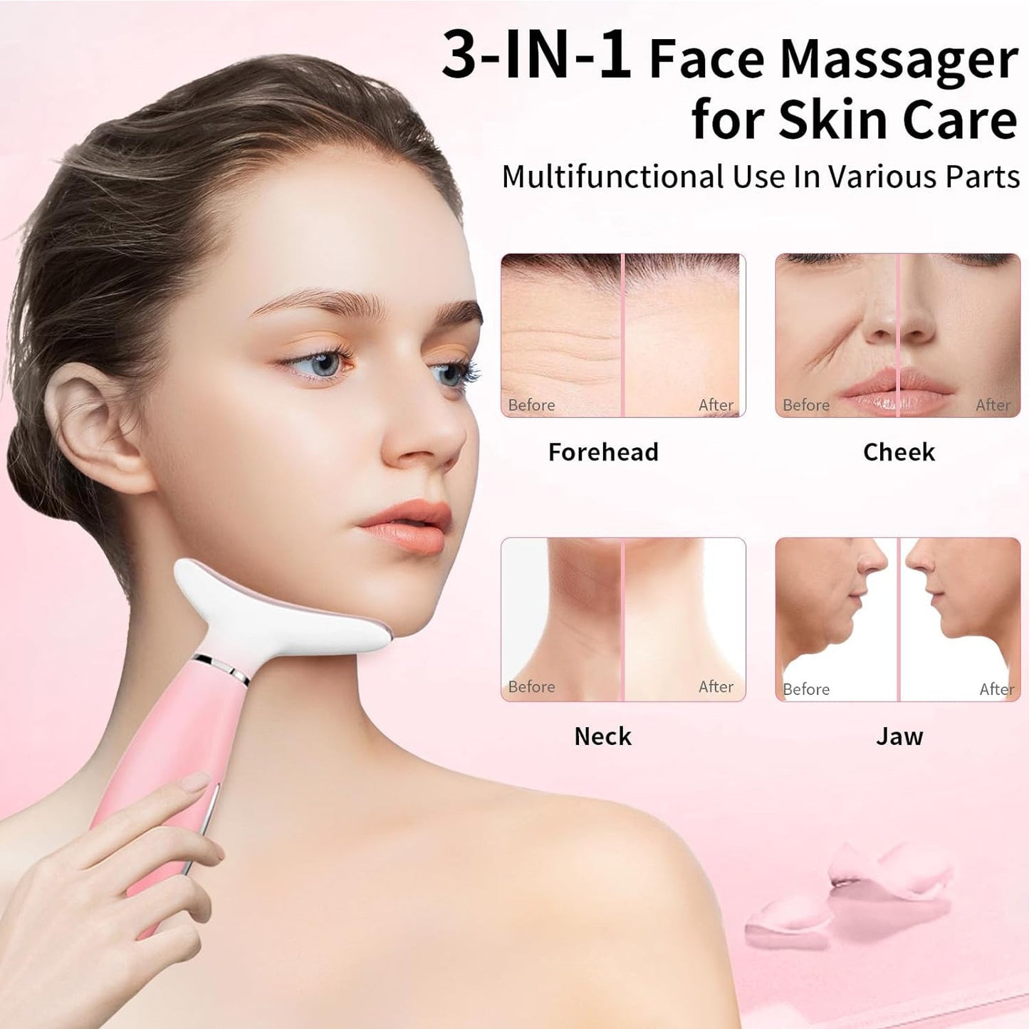 3-in-1 Neck & Face Massager| Silver Fox Goods