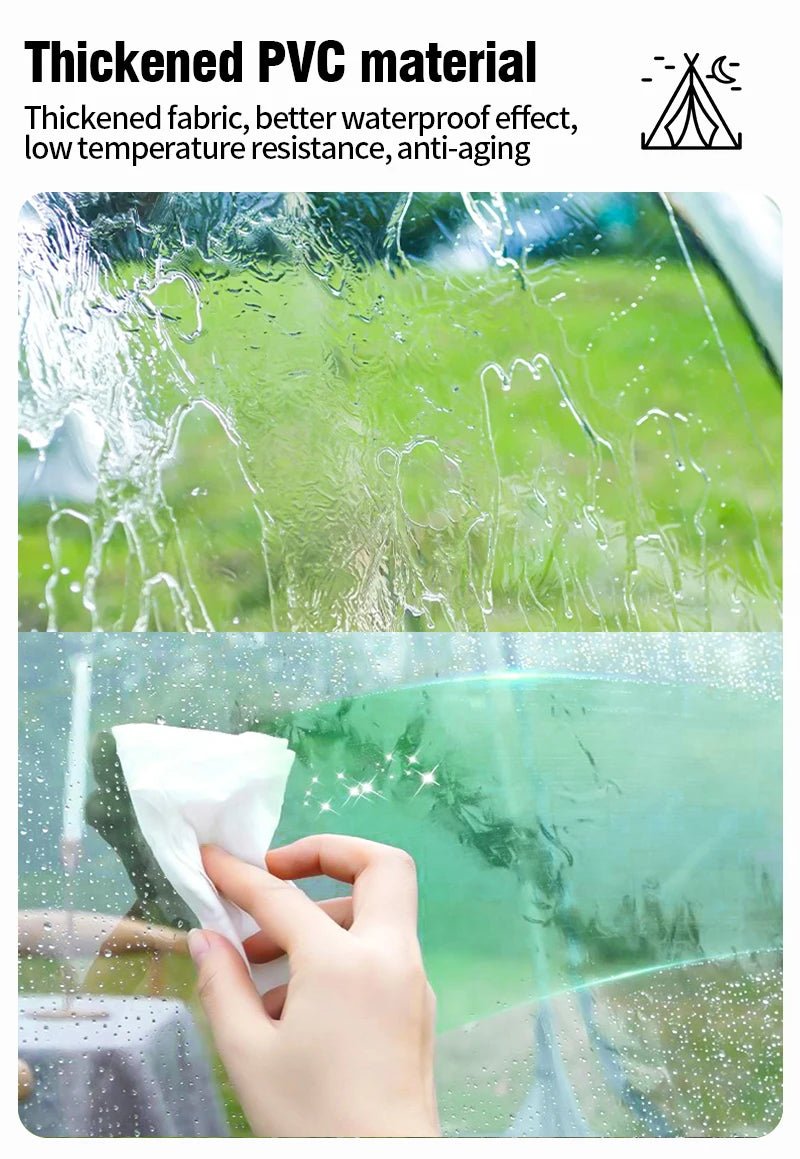 Starry Sky Camping Dome Tent, 4-8 Person, Wind/Rainproof, Quick Setup - silverfoxgoods