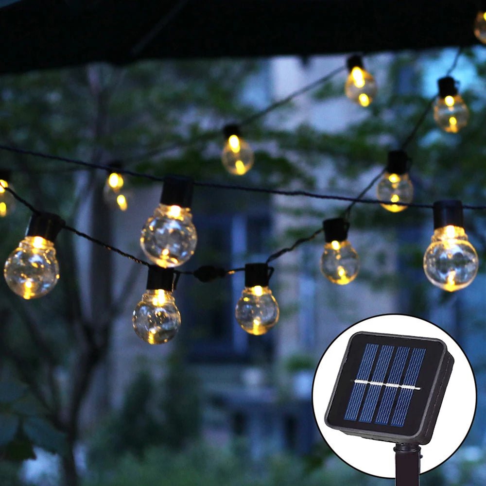 Solar LED Fairy Lights for Christmas, Garden & Camping Parties - silverfoxgoods