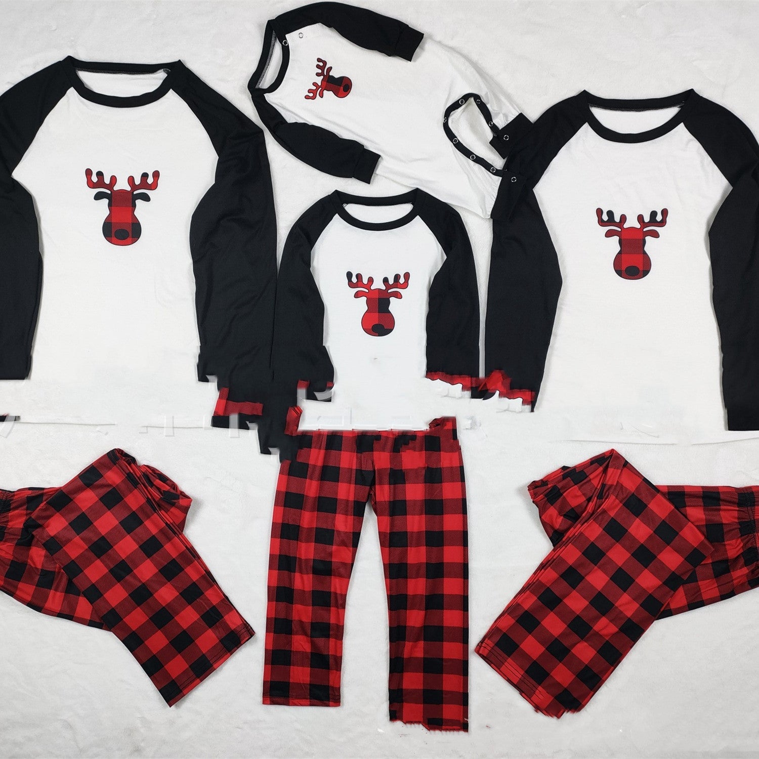 Pajamas Christmas Parent - child Set - silverfoxgoods