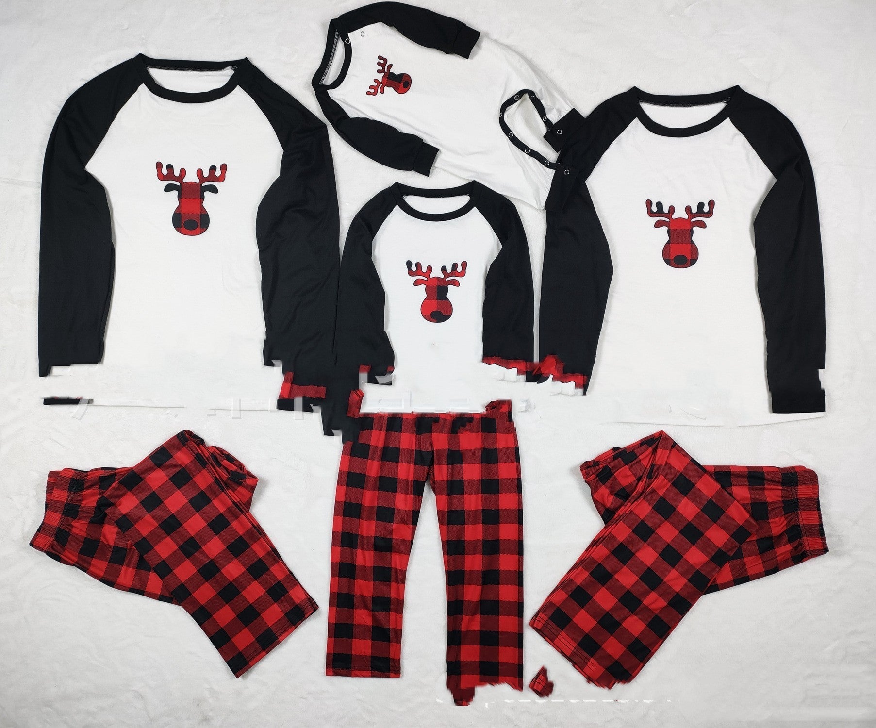 Pajamas Christmas Parent - child Set - silverfoxgoods