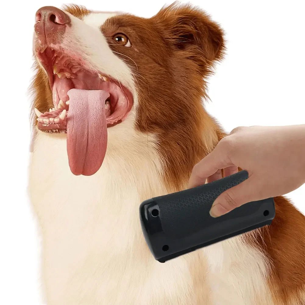 Pet Deshedding Brush Dog Hair Remover Dog Grooming Brush for Dogs & Cats with Long & Short Fur - silverfoxgoods