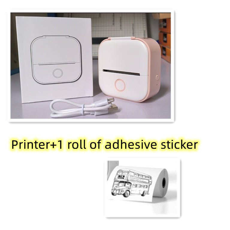 Mini Thermal Label Printer - Portable, Bluetooth, Home & Student Use - silverfoxgoods