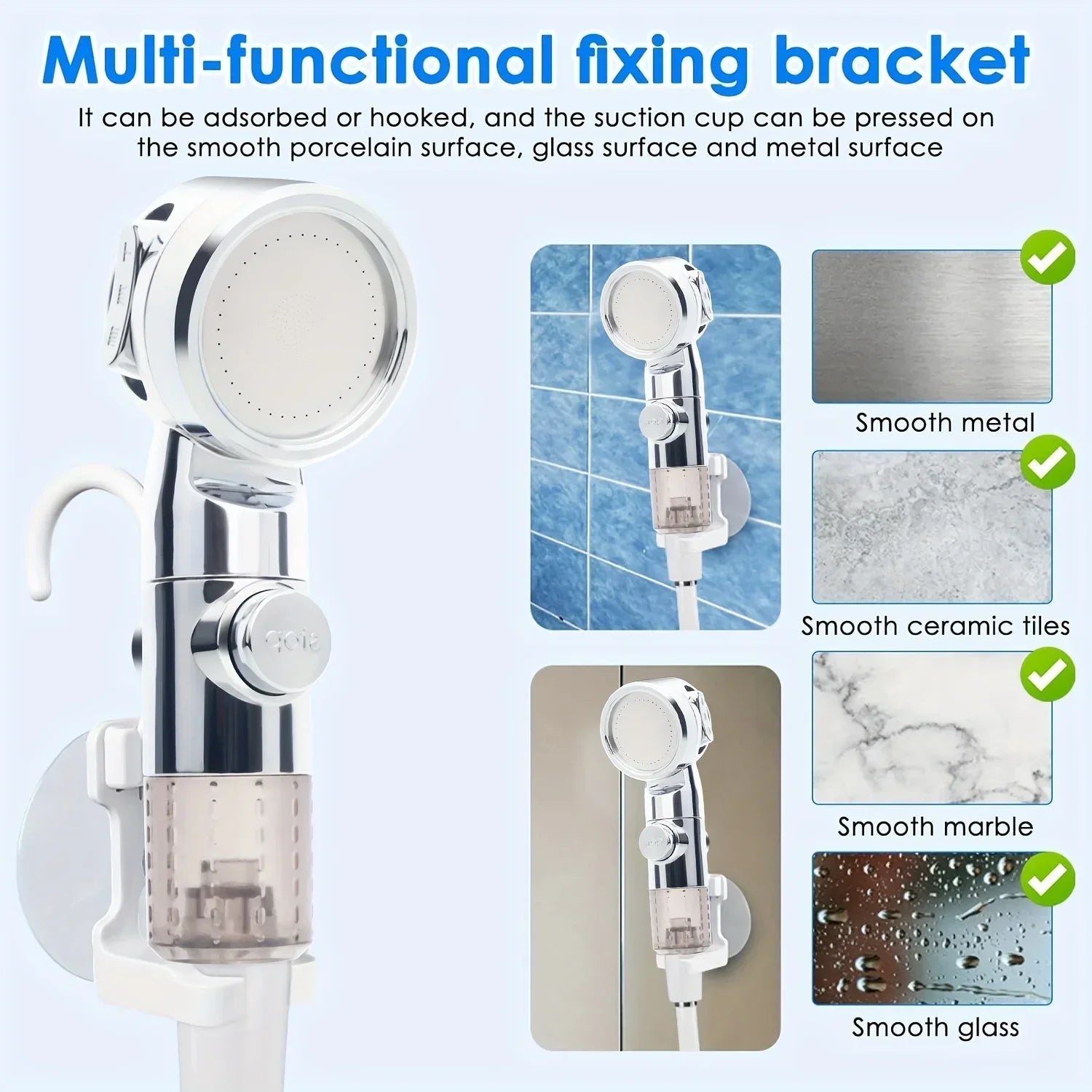 Portable USB Rechargeable shower head, Multi-Purpose Watering System,Garden Hose Nozzle with US Standard Connector for Outdoo