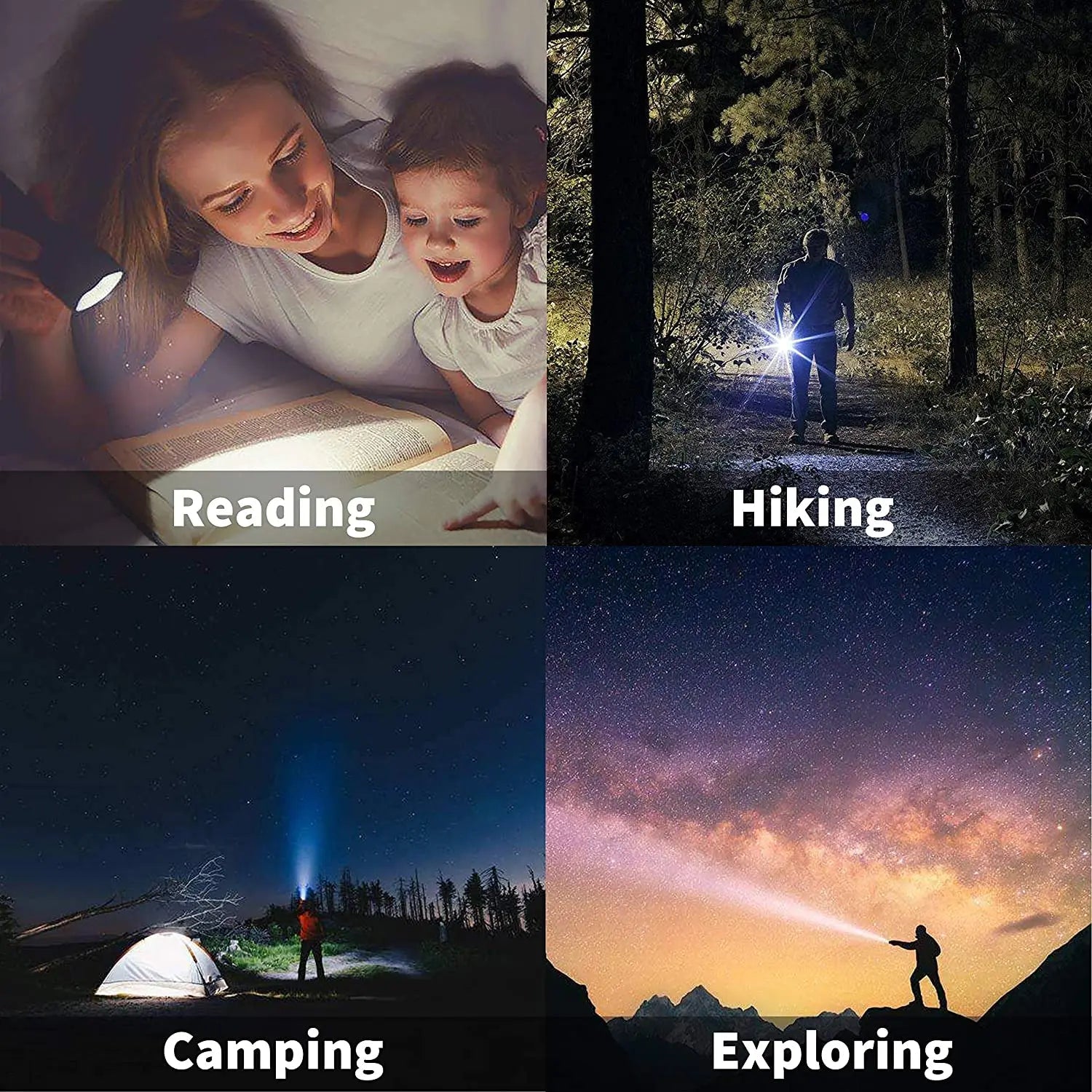Powerful LED Flashlight | Silver Fox Goods