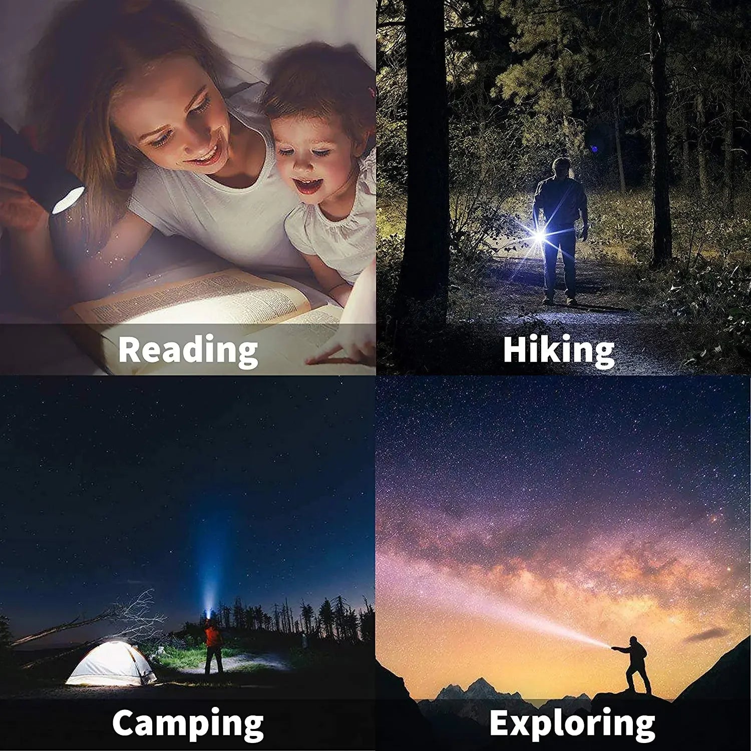 Powerful LED Flashlight | Silver Fox Goods