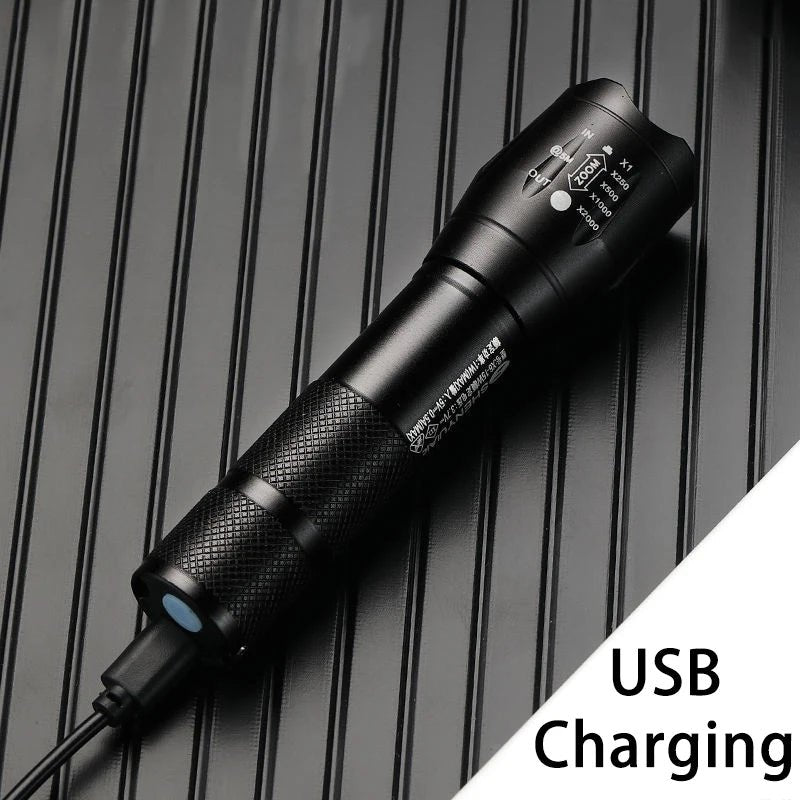 Powerful LED Flashlight | Silver Fox Goods