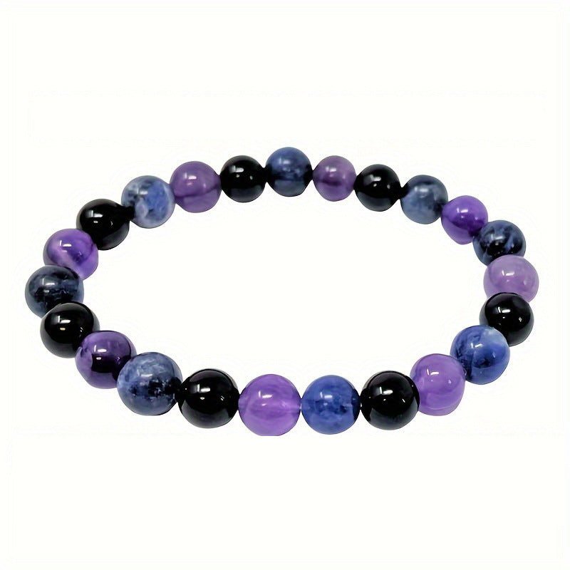 Purple Beaded Bracelet - silverfoxgoods