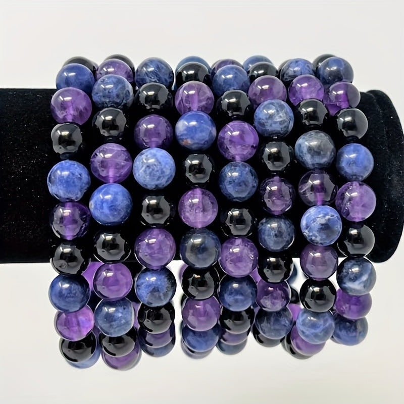 Purple Beaded Bracelet - silverfoxgoods