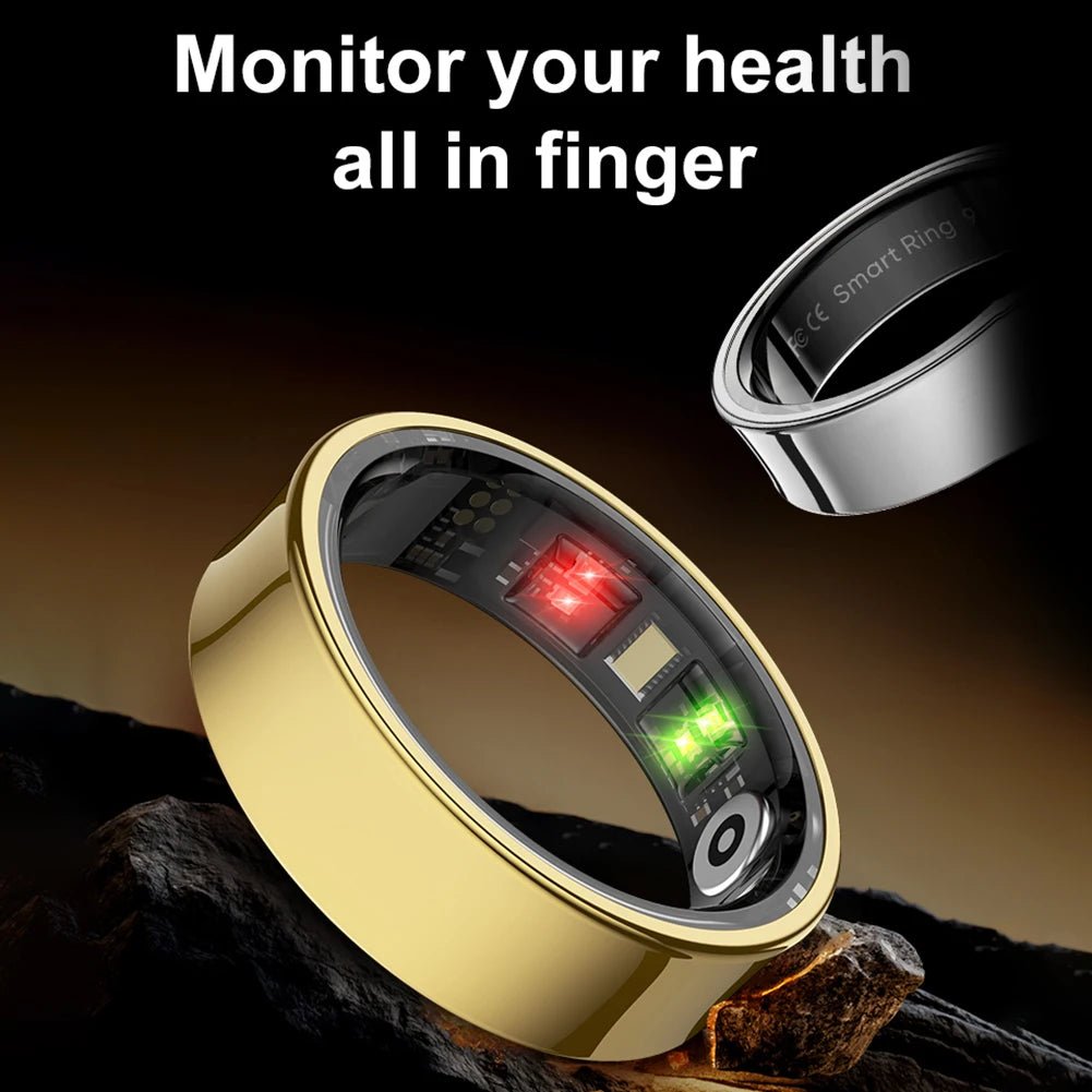 R09 Smart Ring – Heart Rate, Blood Oxygen & Sleep Monitor Fitness Tracker - silverfoxgoods