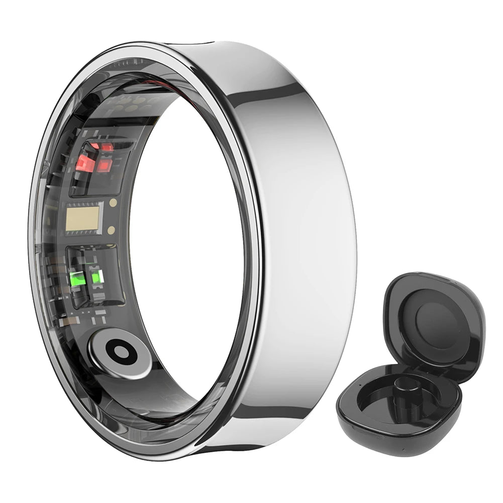 R09 Smart Ring – Heart Rate, Blood Oxygen & Sleep Monitor Fitness Tracker - silverfoxgoods