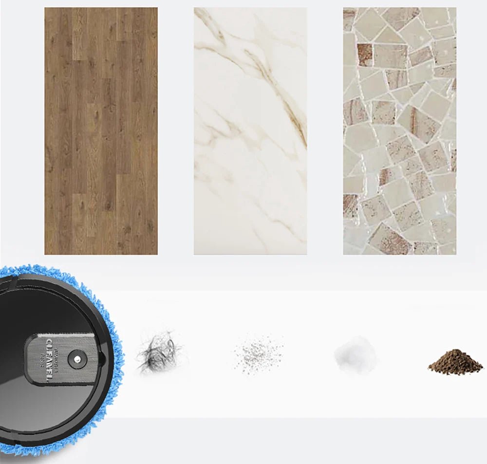 Robot Cleaner Floor Mopping Sweeping Machine 3 In 1 Smart Dust Auto Sweeper USB - silverfoxgoods