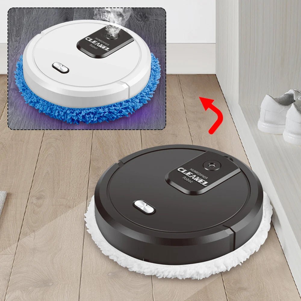 Robot Cleaner Floor Mopping Sweeping Machine 3 In 1 Smart Dust Auto Sweeper USB - silverfoxgoods