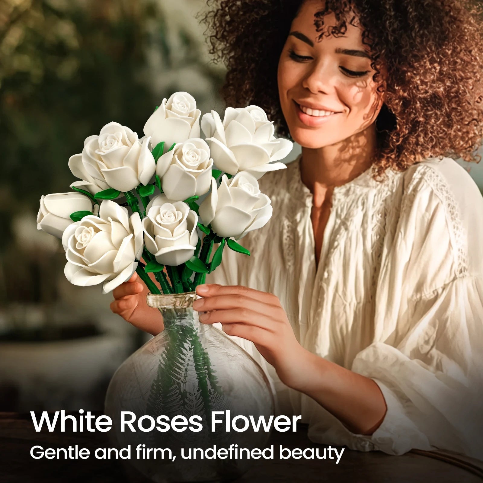 Floral Bricks Building Set - Perfect Gift for Adults! - silverfoxgoods