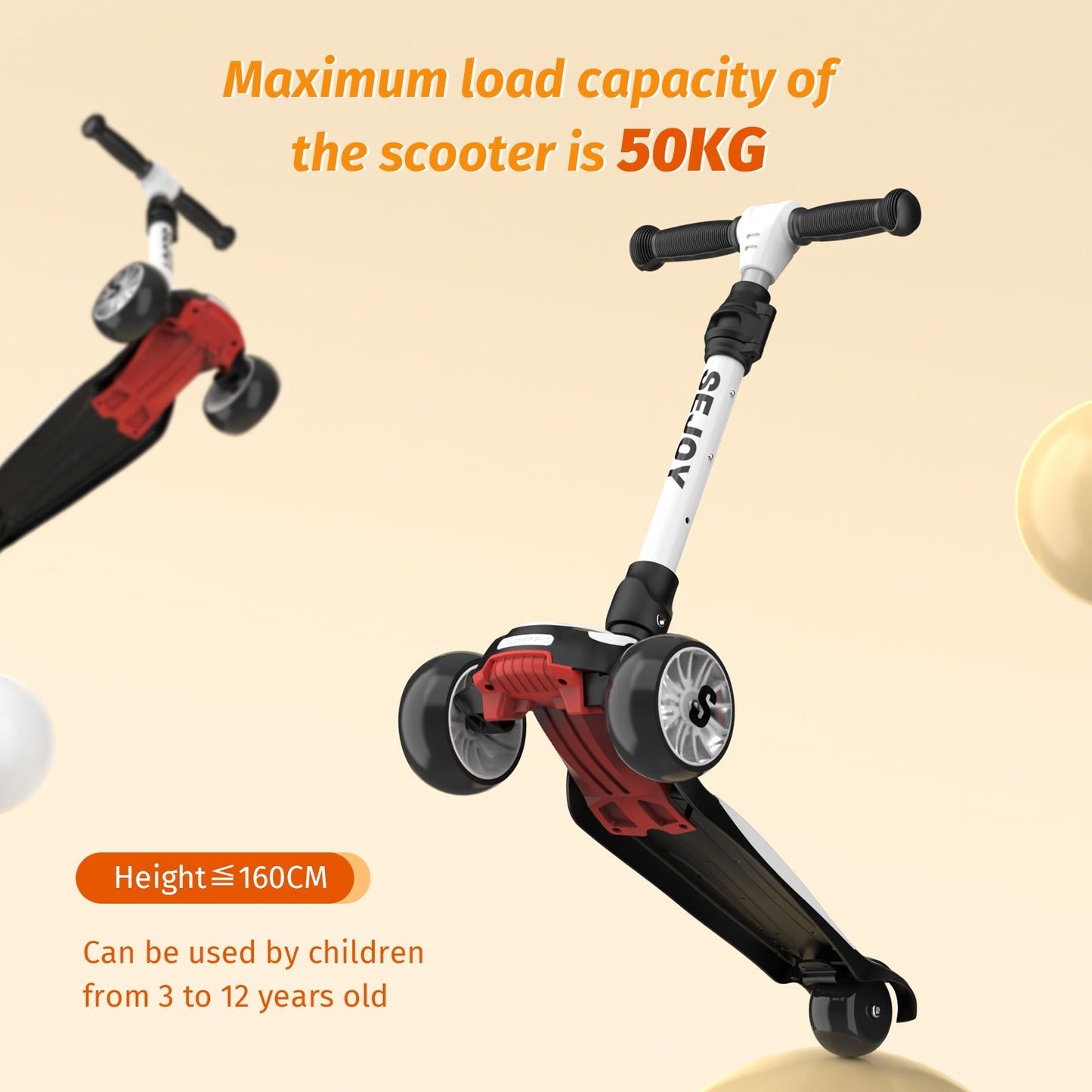 Sejoy Toddler Kick Scooter | Silver Fox Goods