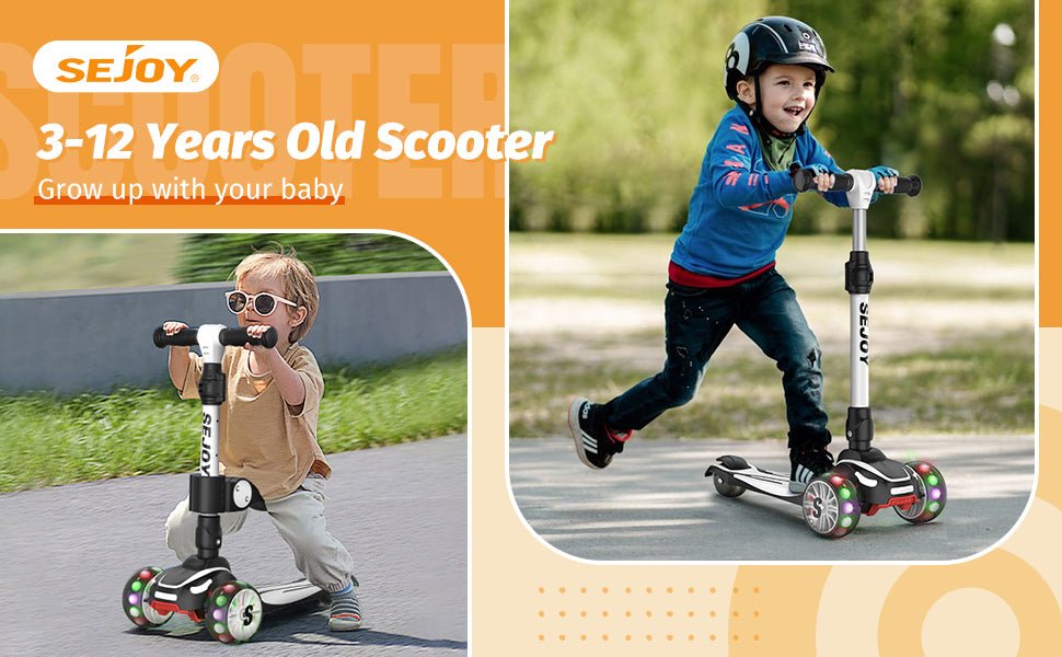 Sejoy Toddler Kick Scooter | Silver Fox Goods