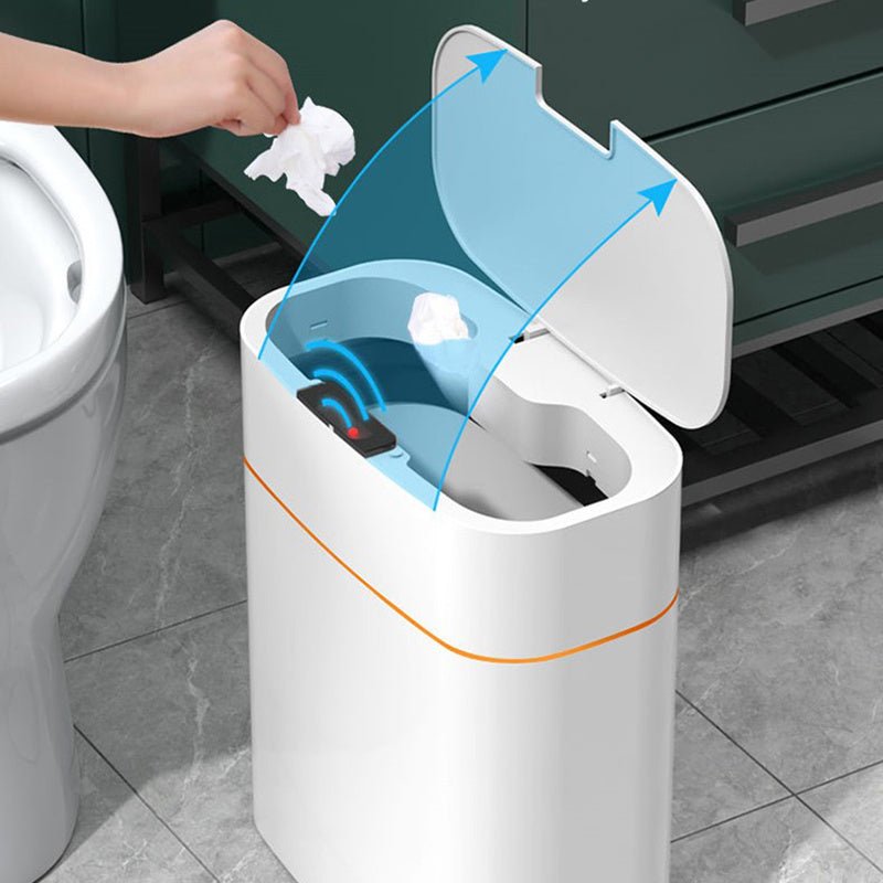 Automatic Smart Trash Can with Lid for Bedroom & Living Room - silverfoxgoods
