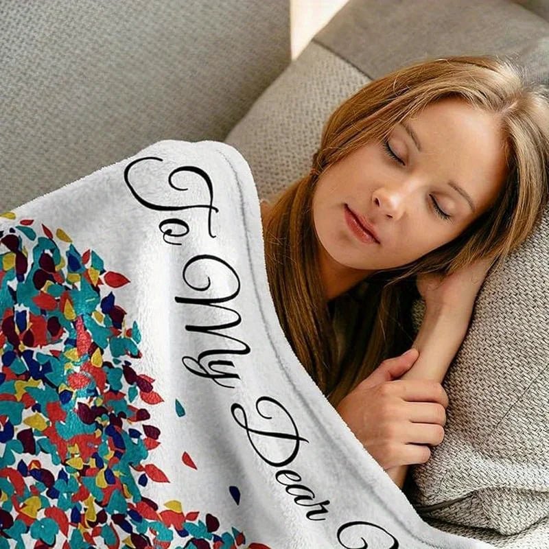 [Soft Flannel Mom Blanket] Super Soft Flannel Throw Blanket - Gifts for Mom from Daughter Son - Mom Birthday Gifts - silverfoxgoods