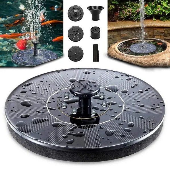 1.4W Solar Bird Bath Fountain| Silver Fox Goods