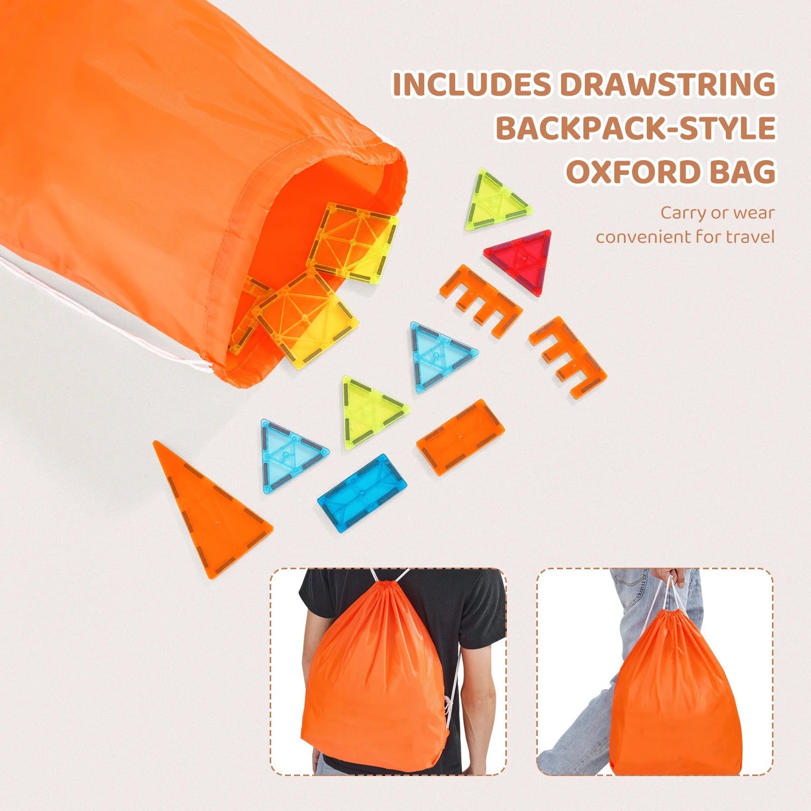 SucceBuy Magnetic Tiles Set - Educational Montessori Toys for Kids - silverfoxgoods