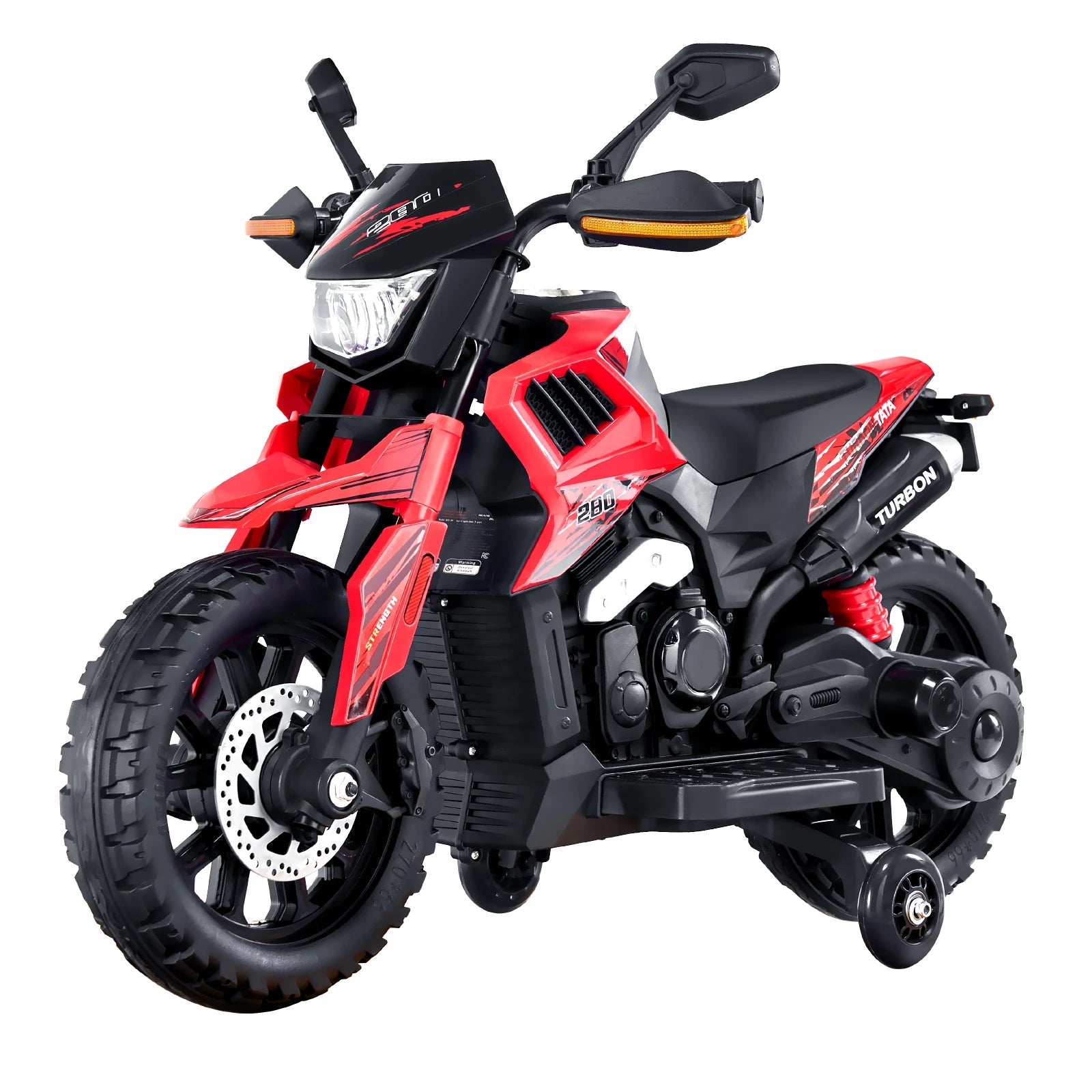 SucceBuy 6/12V Kids Electric Ride-On Motorcycle – Bluetooth, Music & Headlight - silverfoxgoods