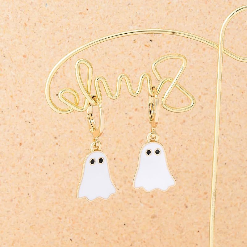 Super Cute Halloween Ghosty Earrings - silverfoxgoods