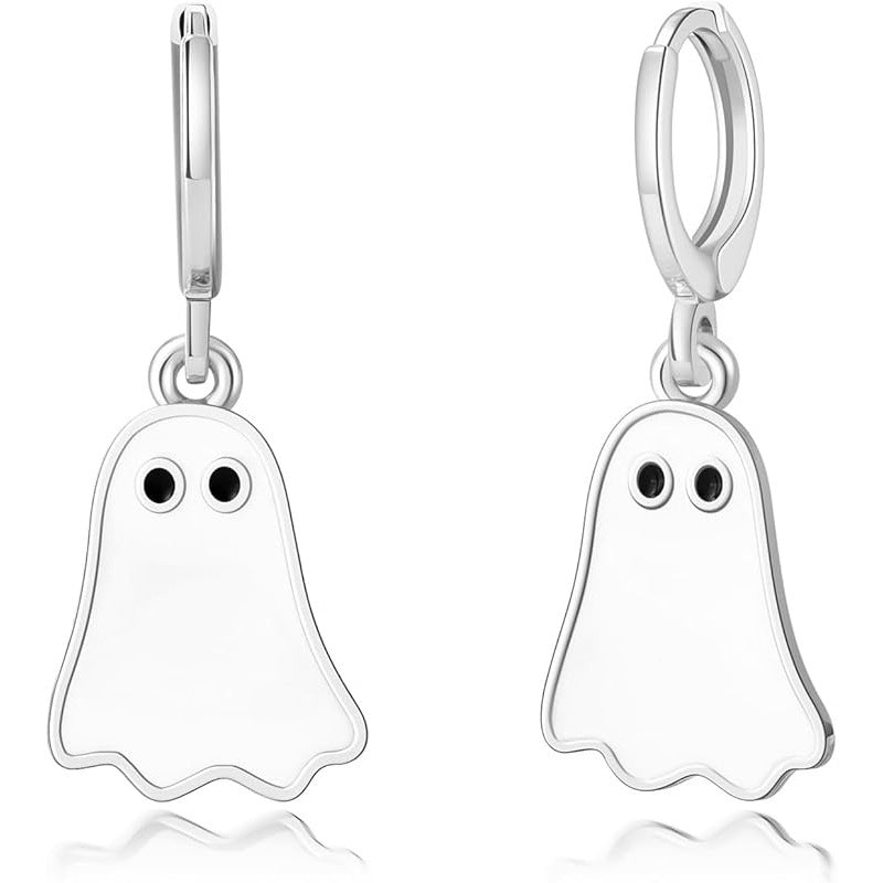 Super Cute Halloween Ghosty Earrings - silverfoxgoods
