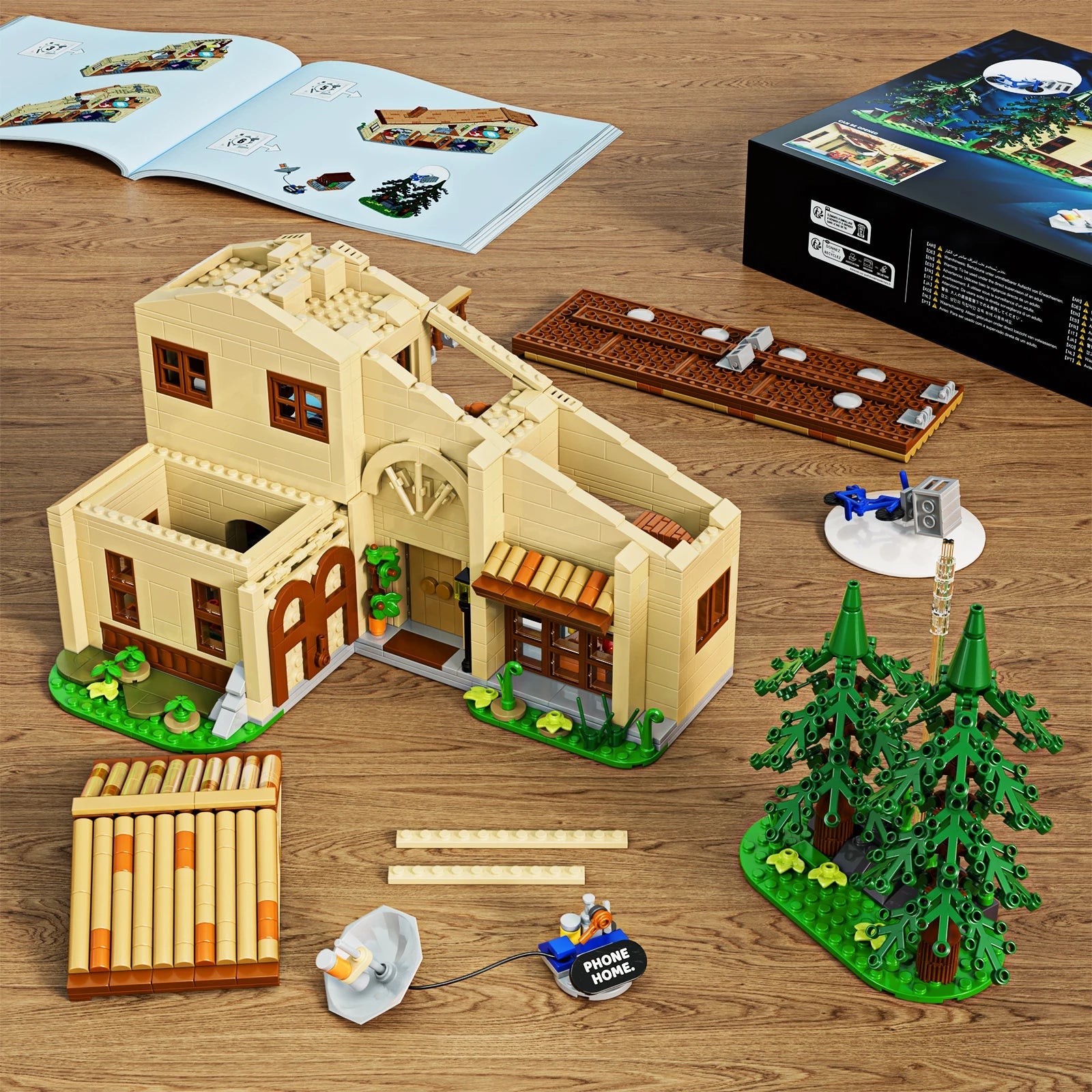 The Extra - Terrestrial House Building Blocks Set Christmas Gift for Fans and Adults (1452 PCS) - silverfoxgoods