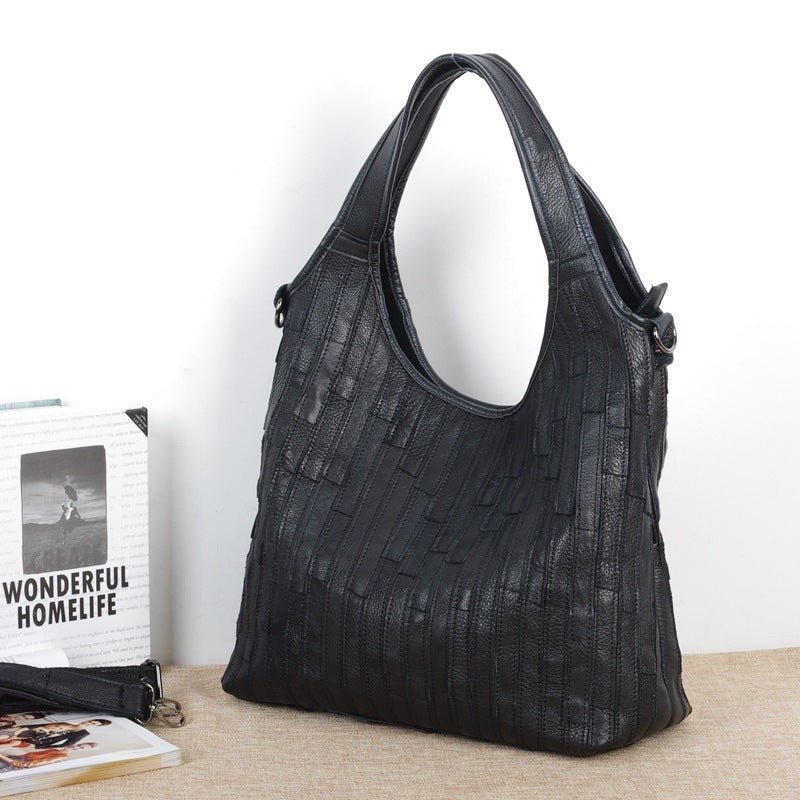 The First Layer Of Color Stripes Casual shoulder Messenger Bag - silverfoxgoods