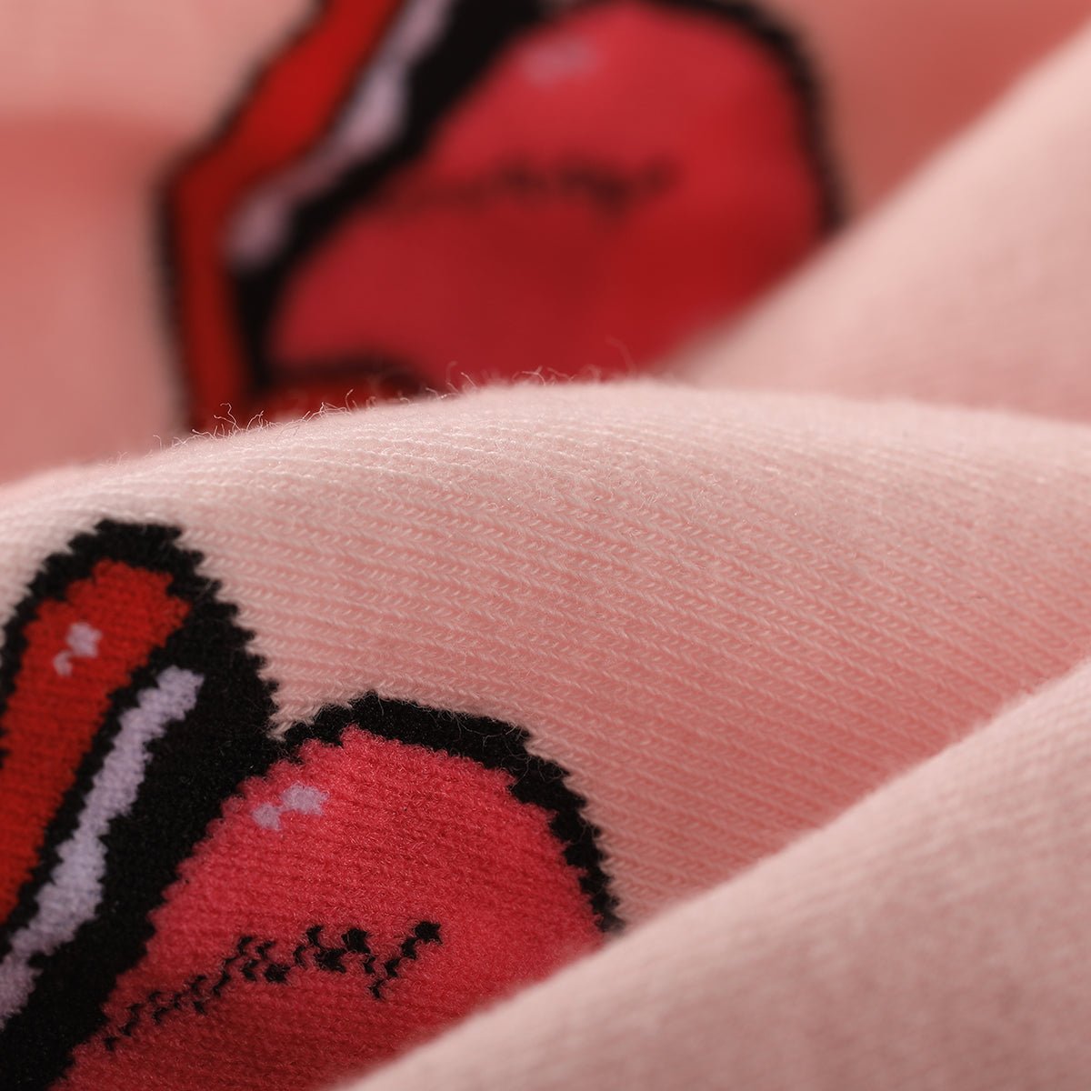 Trending Valentine's Day Gift Item 2 Pairs Of Mid - Calf Cotton Socks For Couples Unisex Soft And Cozy Design - silverfoxgoods