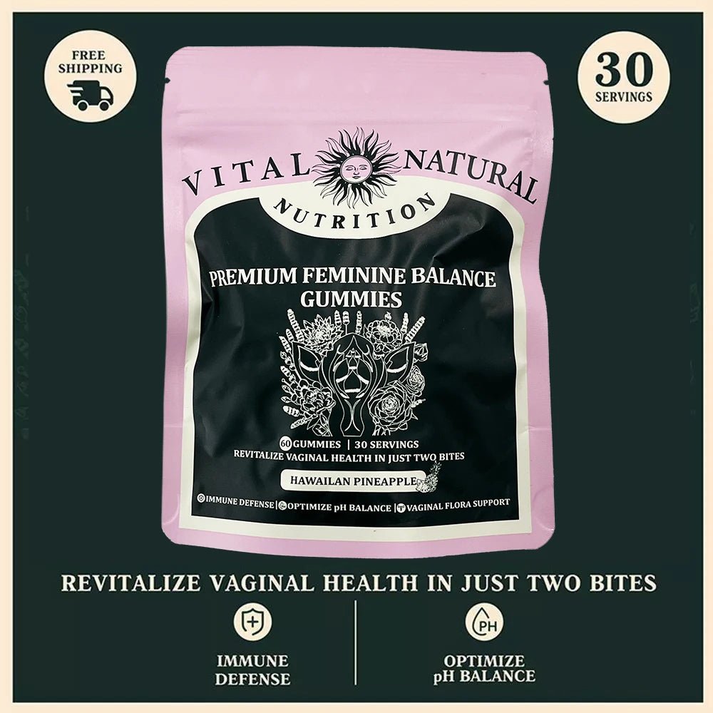 Vital Source Feminine Balance Gummies - Hawaiian Pineapple - silverfoxgoods
